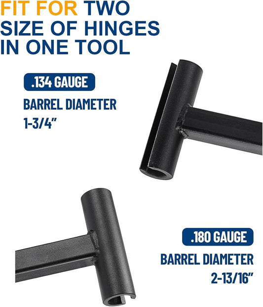 Door Hinge Adjustment Tool,Hinge Gap Adjusting Wrench for Heavy Weight .134 & .180 Gauge Commercial Door,Integral Steel Hinge Bender,Door Hinge Repair Tool for Standard Door