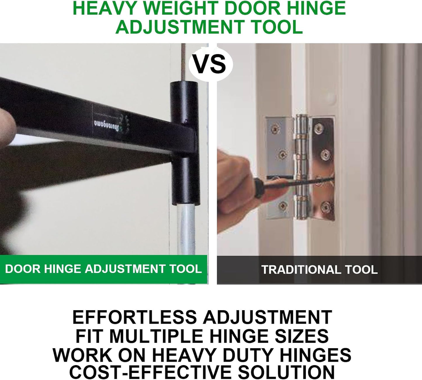 Door Hinge Adjustment Tool,Hinge Gap Adjusting Wrench for Heavy Weight .134 & .180 Gauge Commercial Door,Integral Steel Hinge Bender,Door Hinge Repair Tool for Standard Door
